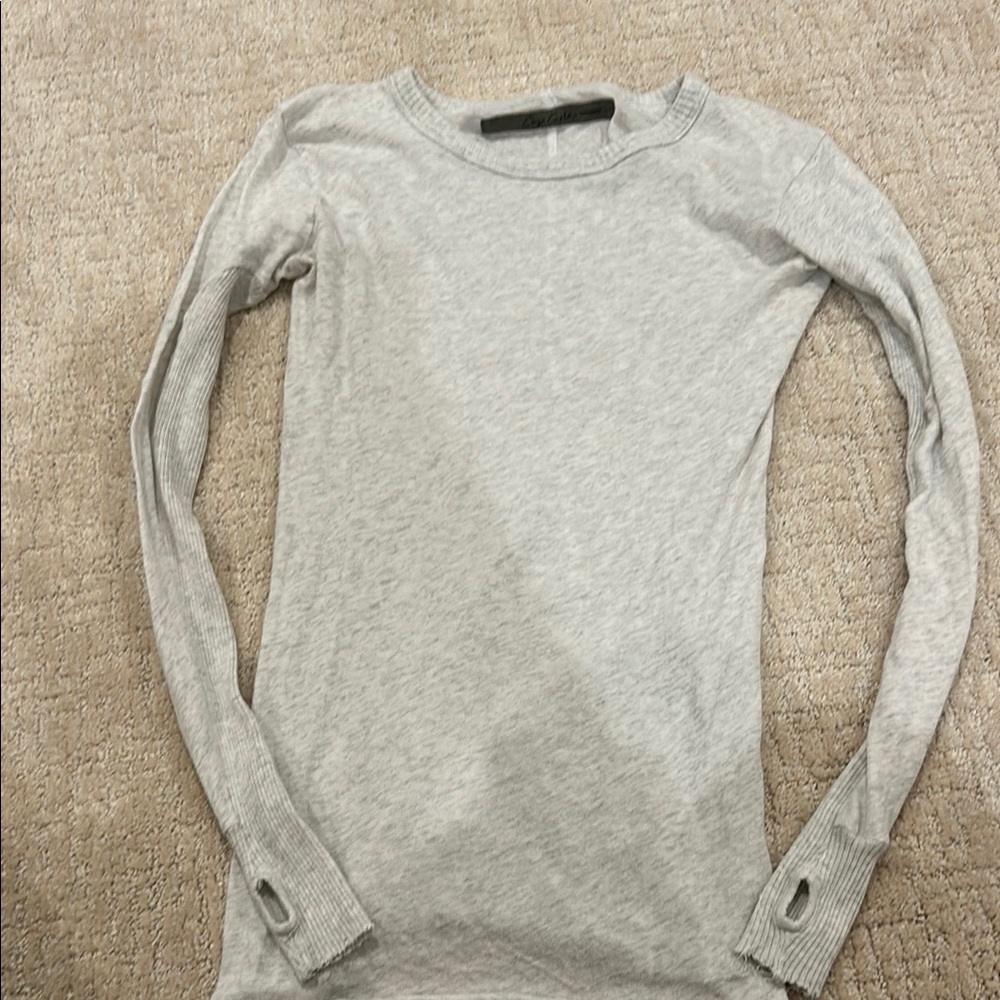 Gray Long Sleeve Sweater